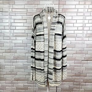 Eyeshadow open front cardigan Size L